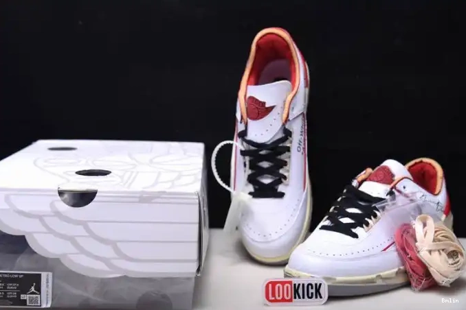 Boostmaster lin White Low Jordan Retro Off-White 2 SP DJ4375-106 Red 0507